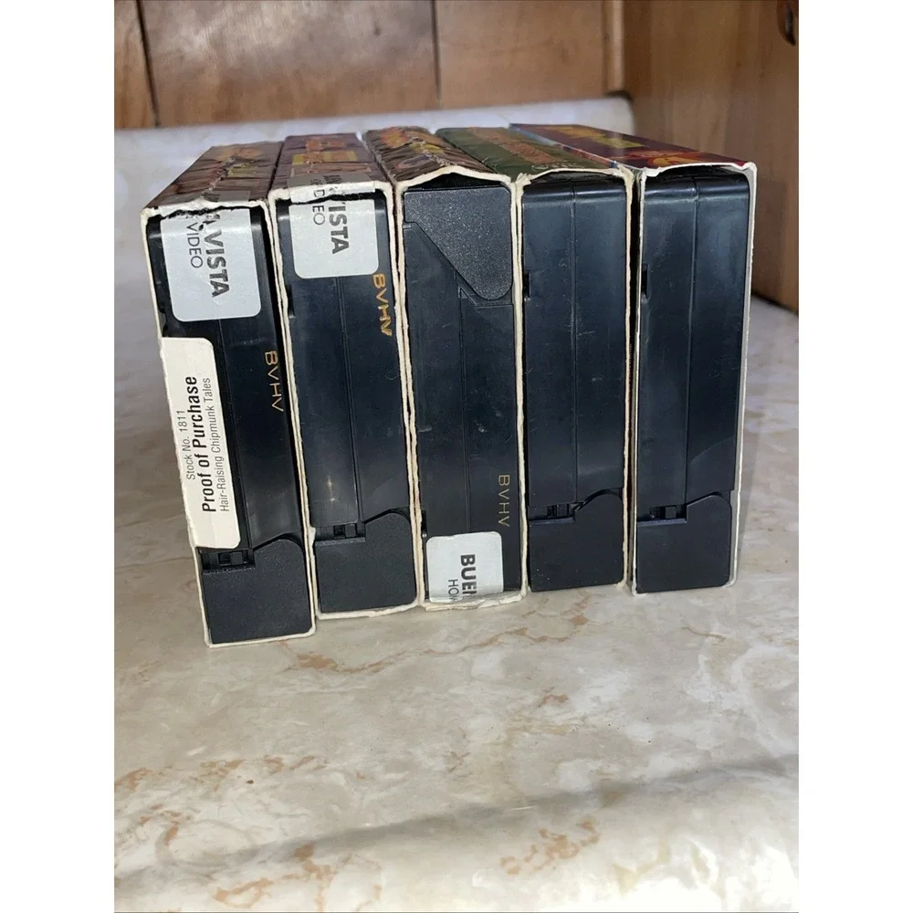 Alvin Chipmunks VHS lot Frankenstein Hair-Raising School's Out Christmas Batmunk
